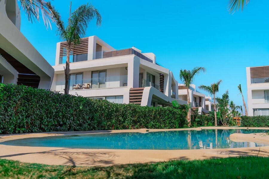 Villa and private pool at Club Arona